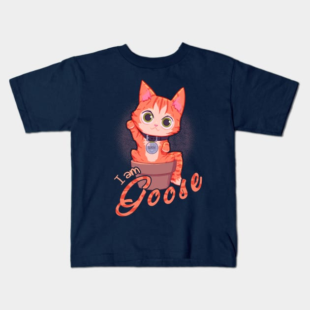 I am Goose! Kids T-Shirt by Susto